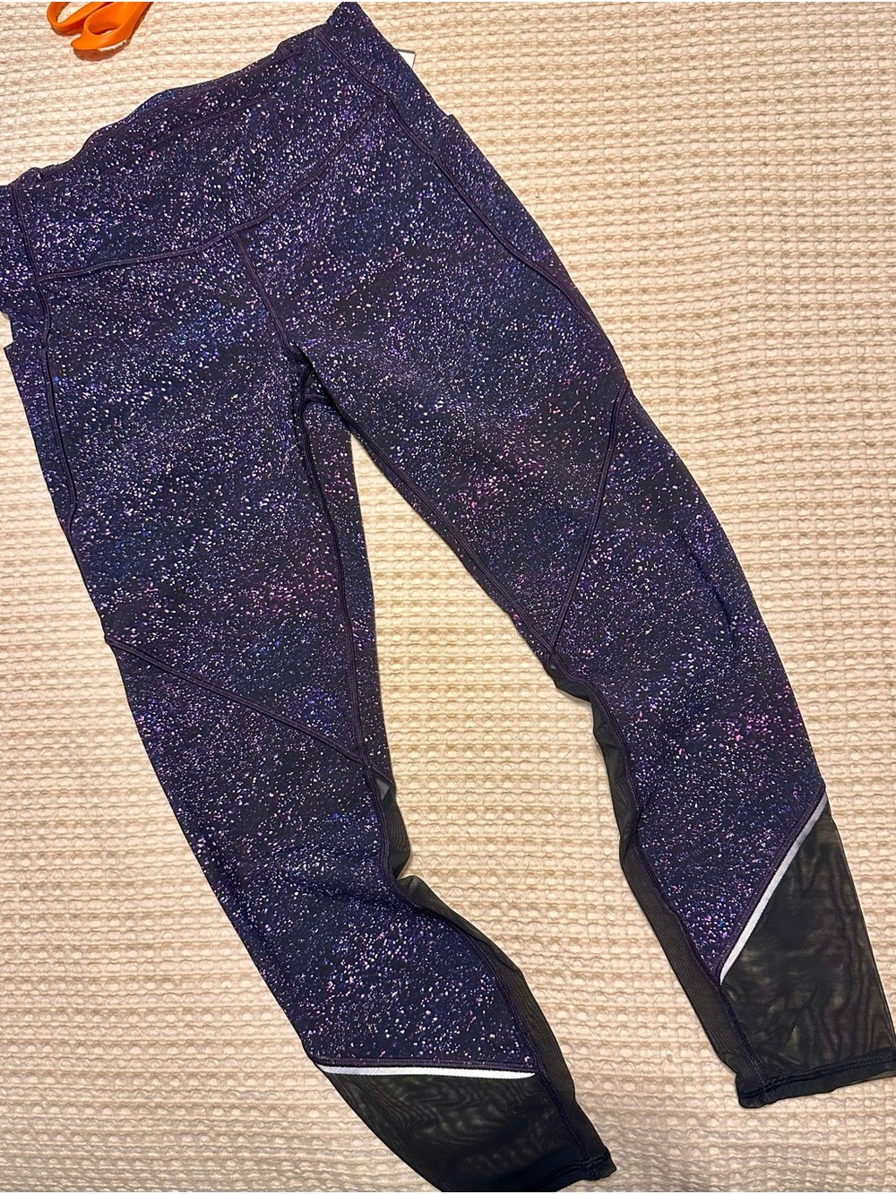 lululemon athletica Purple & black Performance Leggings